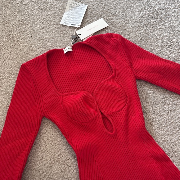 Magda Butrym red knit maxi dress - Picture 8 of 12